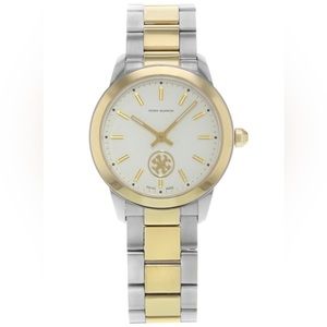 Tory Burch Two Tone Collins Watch